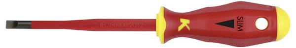 Klauke KL10012565ISLIM VDE plosnati odvijač Širina oštrica: 6.5 mm Duljina oštrice: 125 mm