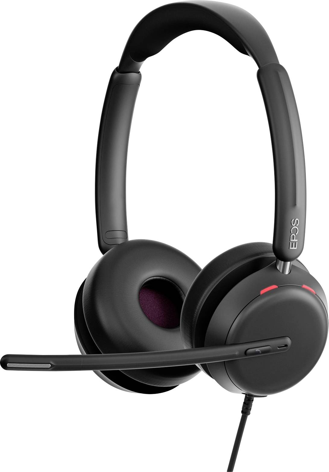 EPOS IMPACT 860 On Ear headset Kabel Stereo Zwart Headset Telefoon