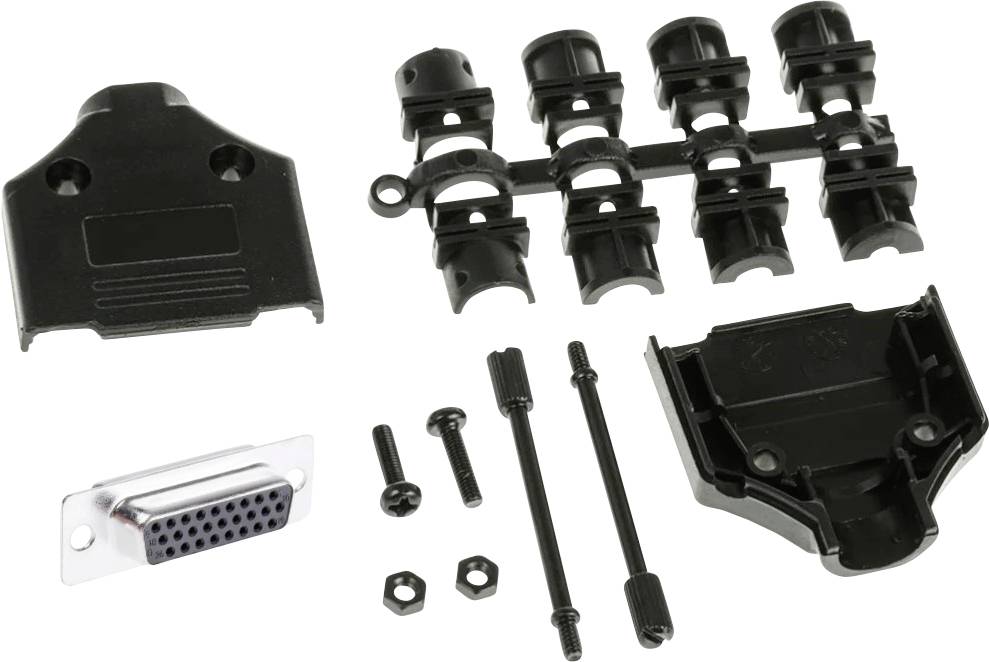 MH Connectors MHDTPPK15HD26FSK višestruki ženski konektor D-Sub komplet 180 ° Broj polova (broj): 15 lemni kup 1 St.-0