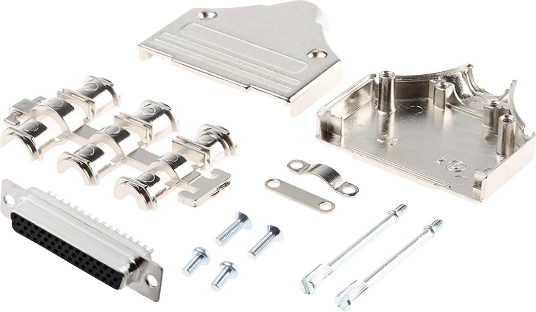 MH Connectors MHDM25-HD44FS-K komplet D-Sub pinskih konektora 180 ° Broj polova (broj): 25 lemni kup 1 St.-0