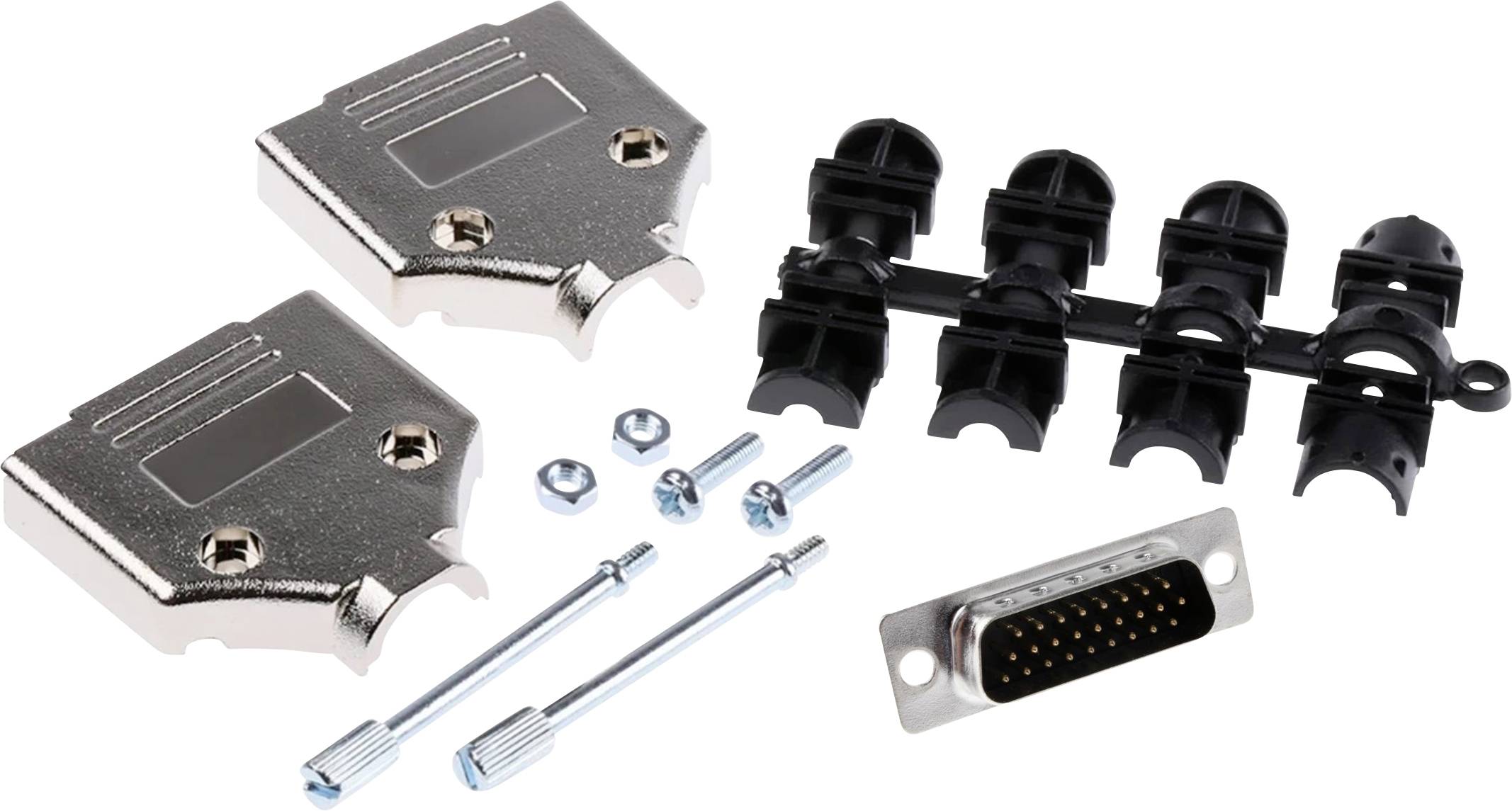 MH Connectors MHDM15-HD26FS-K ženski umetak 180 ° Broj polova (broj): 26 lemni kup 1 St.-0