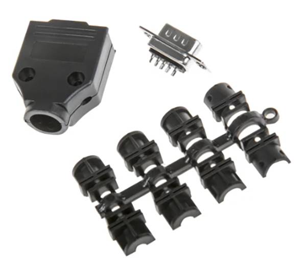 MH Connectors MHDTPPK9-DB9P-K komplet D-Sub pinskih konektora 180 ° Broj polova (broj): 9 lemni kup 1 St.-0