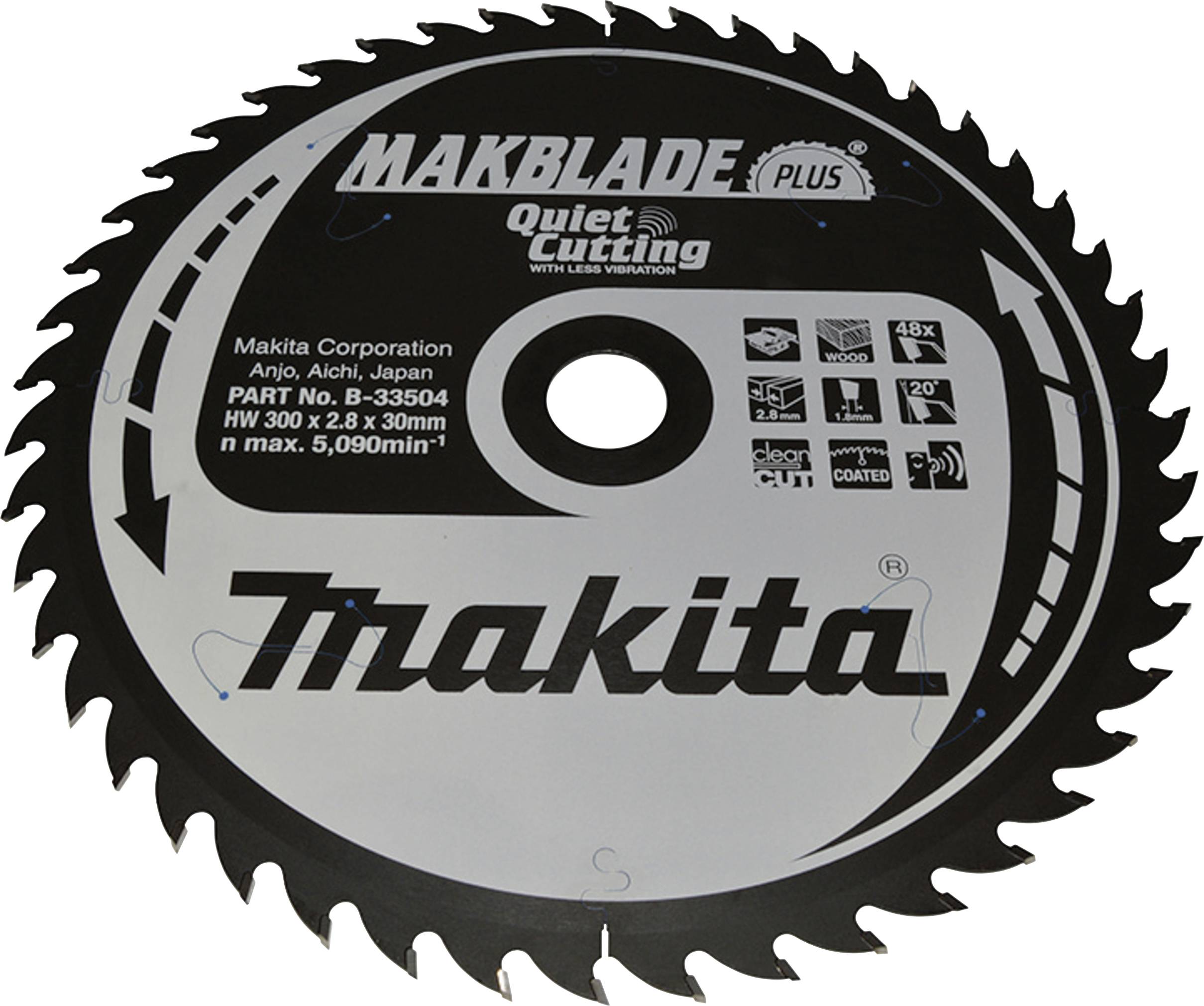 Makita MAKBLADE+ zaagblad 300x30x48T - B-33504