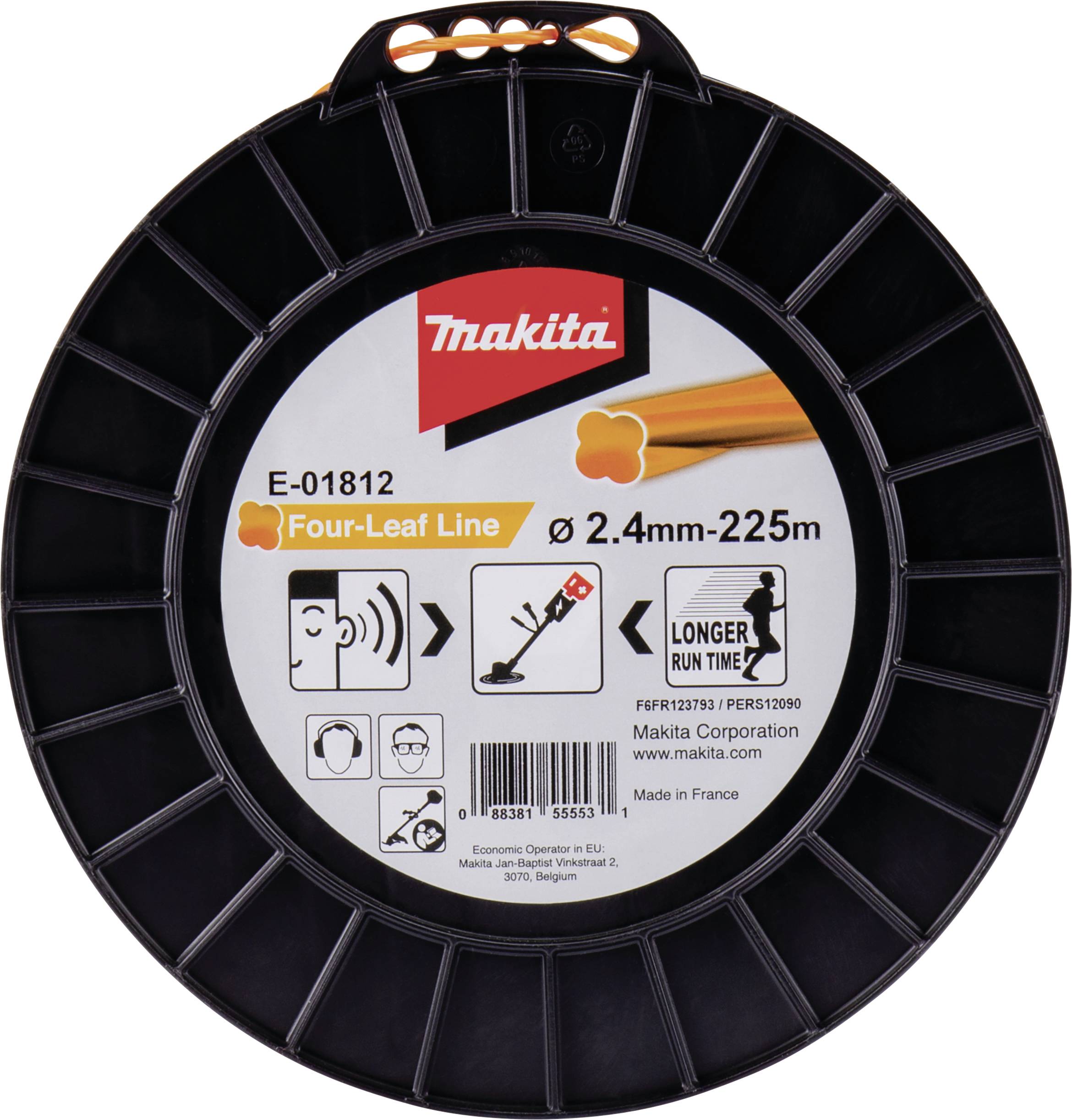 Makita Fil de coupe Four Leaf 2 4 mm 225 E 01812 - vue 3
