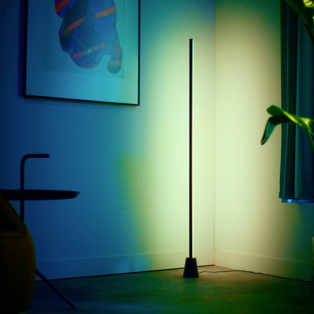 WiZ 8719514865273 LED LED fiksno ugrađena 9.7 W RGB (Ø x V) 90 mm x 135.5 cm prigušivanje osvjetljenja, kontrolirana put-7
