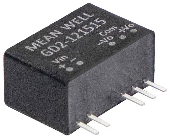 MEAN WELL GD2-121515 DC/DC-converter 5 W Inhoud 1 stuk(s) afbeelding
