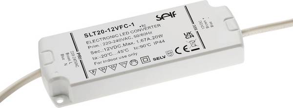 Self Electronics SLT20-24VFC-1 LED pogonski sklop   20 W  24 V  1 St.