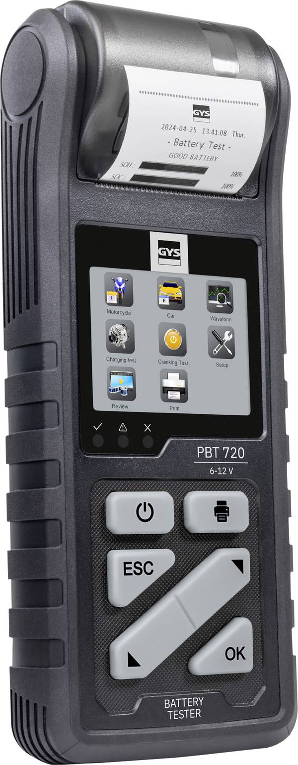 GYS BATTERIETESTER PBT720 - START/STOP auto akumulator ispitivač  pogodan za start/stop 26 cm x 10.5 cm x 0.5 cm