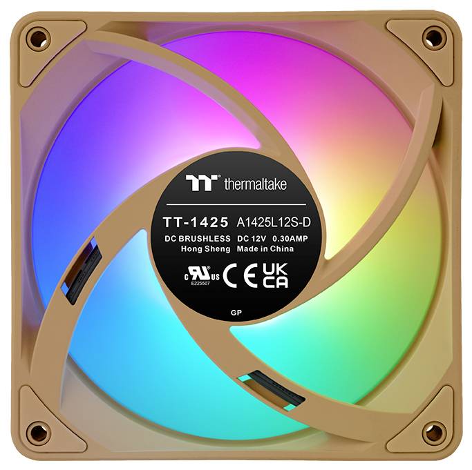 Thermaltake CT140 EX Reverse ARGB Sync PC Cooling Fan Gravel Sand 3 Pack ventilator za PC kućište boja pjeska (Š x V x D-6