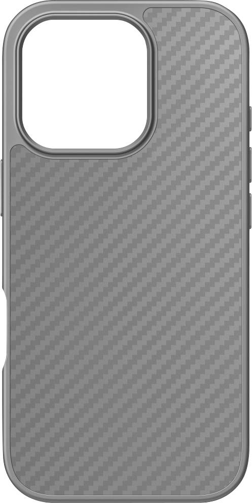 Black Rock Robust Carbon Cover Apple iPhone 16 Pro Zwart Stootbestendig, Spatwaterdicht