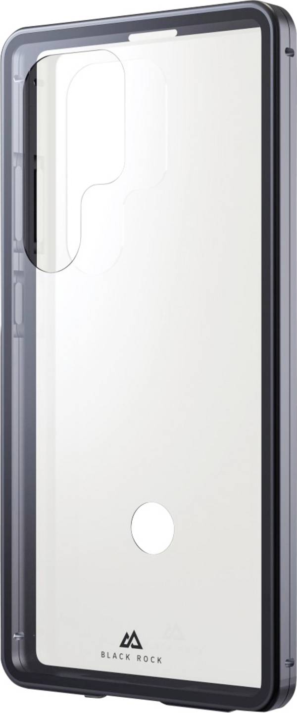 Black Rock Cover "360° Glass" für Samsung Galaxy S25 Ultra, Schwarz etui Samsung Galaxy S25 Ultra crna, prozirna induktivno punjenje 00229679