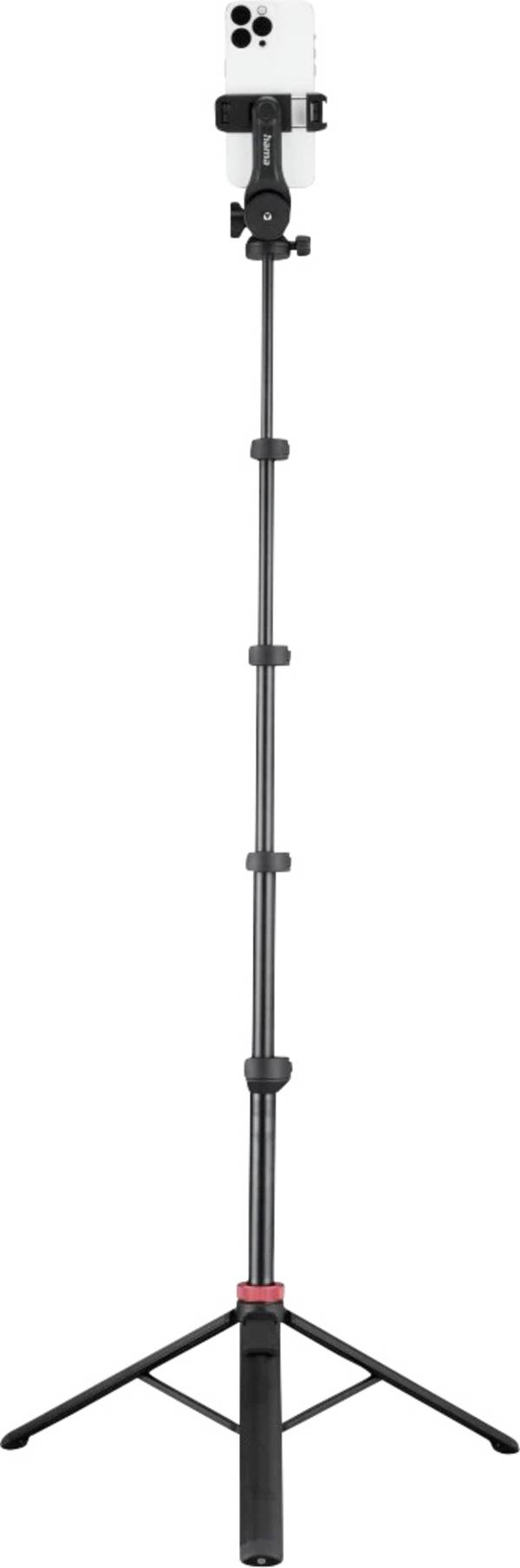 Hama  tronožac 1/4 inča Radna visina=49.5 - 160 cm crna uklj. traka za ruku, Bluetooth, uklj. držač pametnog telefona