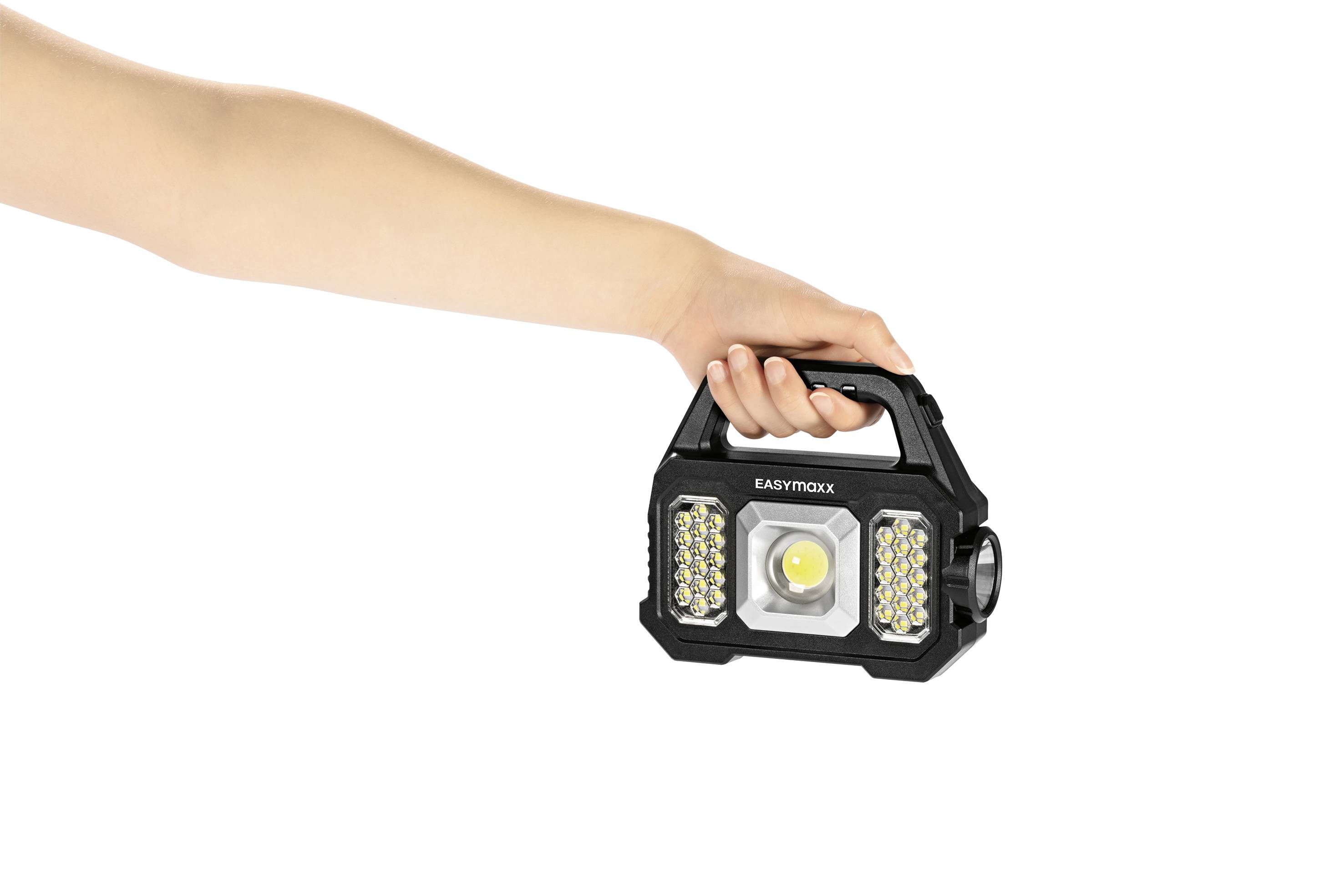 easymaxx 12899 LED, COB LED radno svjetlo pogon na punjivu bateriju , solarno napajanje-13