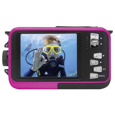 Easypix W3027-P Wave PINK digitalni fotoaparat 30 Megapiksela ružičasta uklj. torbica, uklj. akumulator stabilizacija sl-3