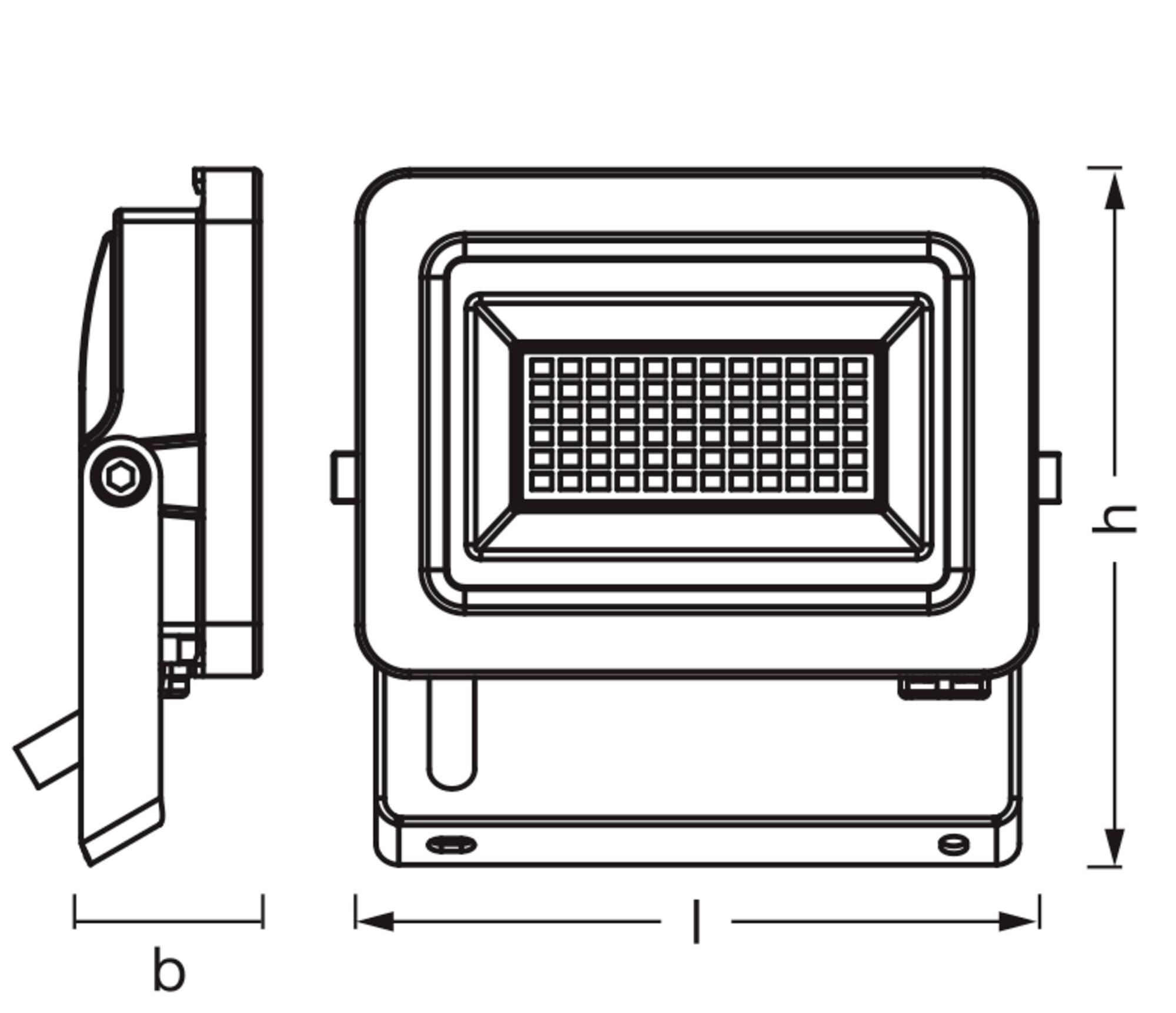 OSRAM HOMELIGHTING Floodlight EA 15W 840 Dark Grey​ 4099854429514 vanjski reflektor 15 W-3