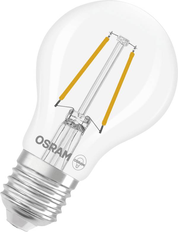 OSRAM HOMELIGHTING 4099854443749 LED Energetska učinkovitost 2021 D (A - G) E27  1.8 W toplo bijela (Ø x V) 60.00 mm x 60.00 mm  1 St.