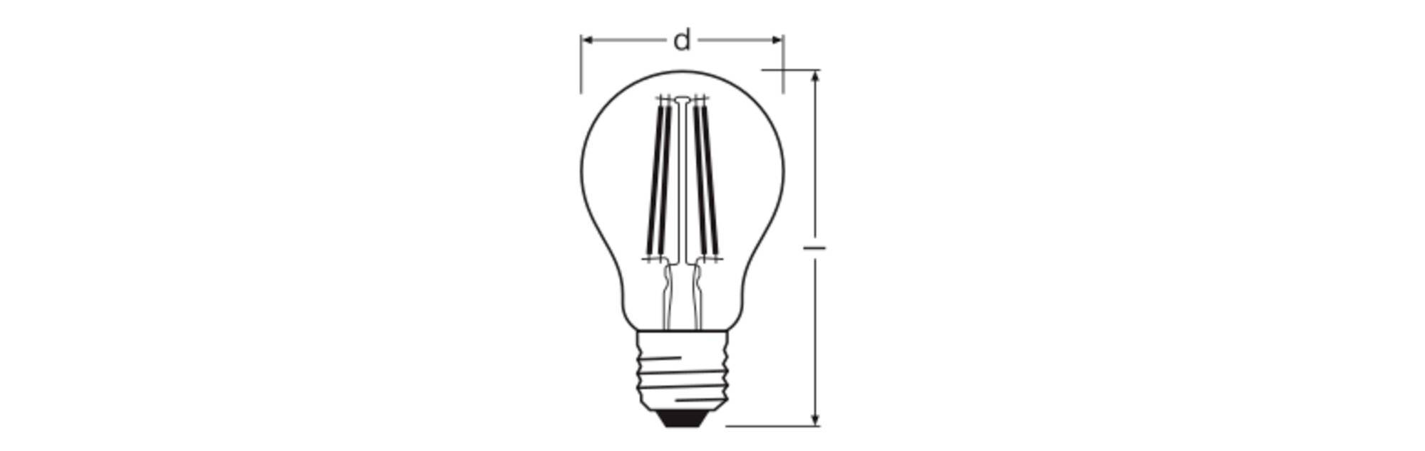 OSRAM HOMELIGHTING 4099854468155 LED Energetska učinkovitost 2021 D (A - G) E27 5.9 W dnevno svjetlo bijelo (Ø x V) 60.0-1