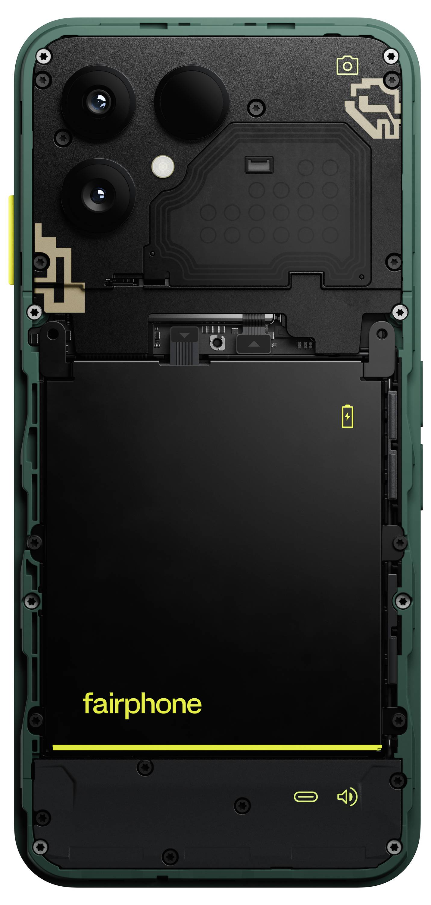 Fairphone Fairphone 6 256 GB zelena Energetska učinkovitost 2021 A (A - G) 16 cm (6.31 palac) pametni telefon-11