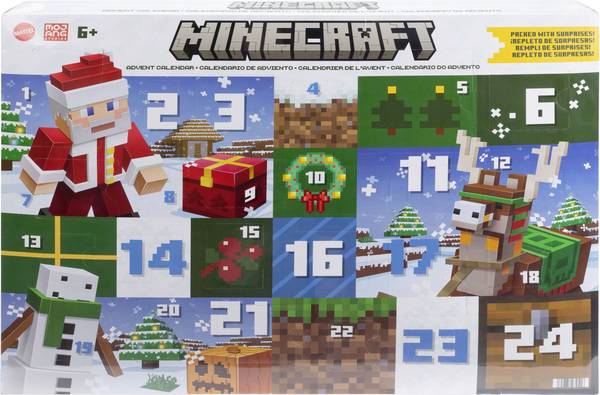 Mattel Minecraft  igračke adventski kalendar Starosna skupina iznad 6 godina