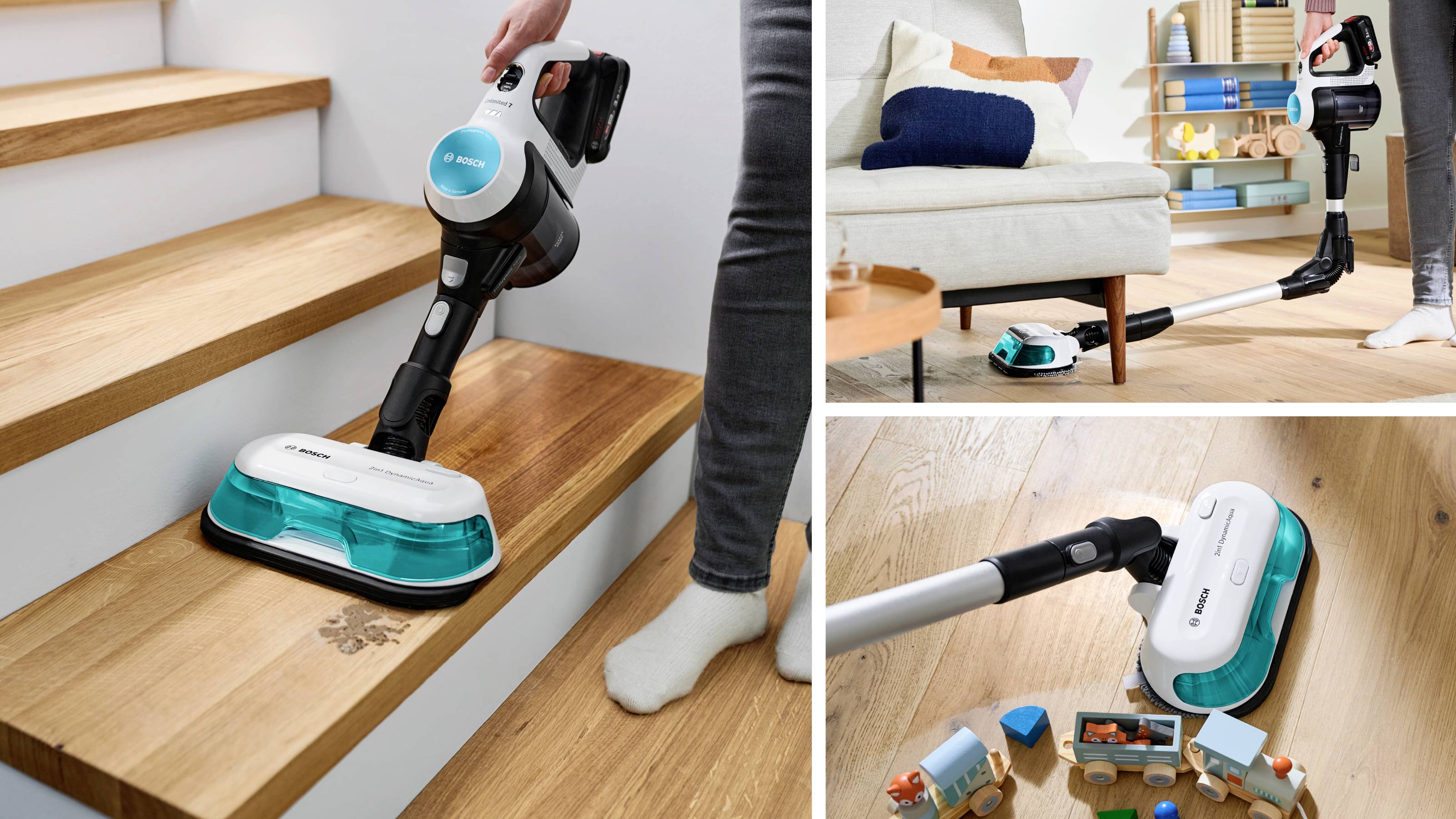 Bosch Unlimited 7 ProHygienic Aqua usisavač uklj. akumulator-6
