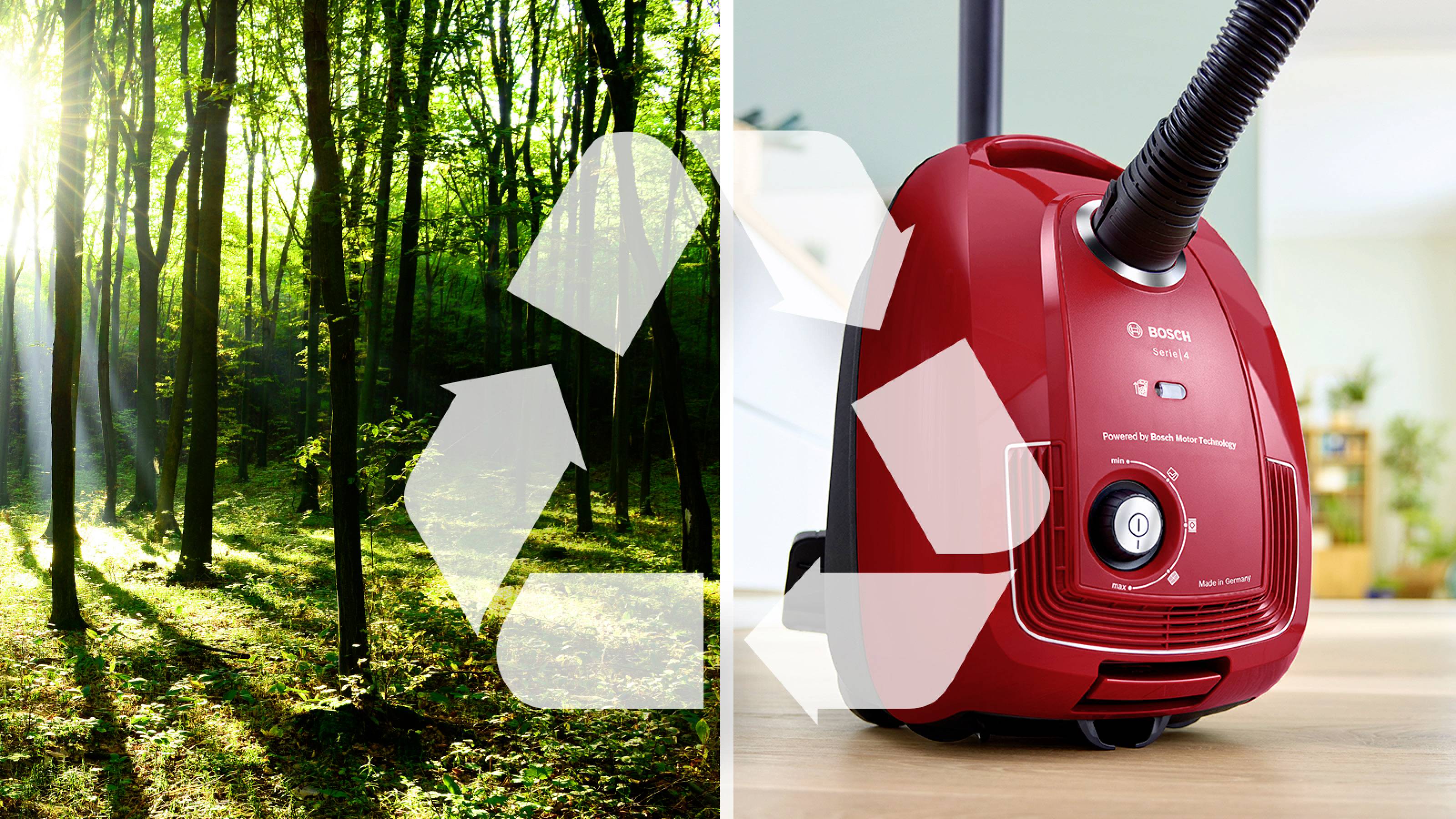 Bosch Staubsauger mit Beutel, Serie 4, rot usisivač s vrećicom 600 W s vrećicom za prašinu-11
