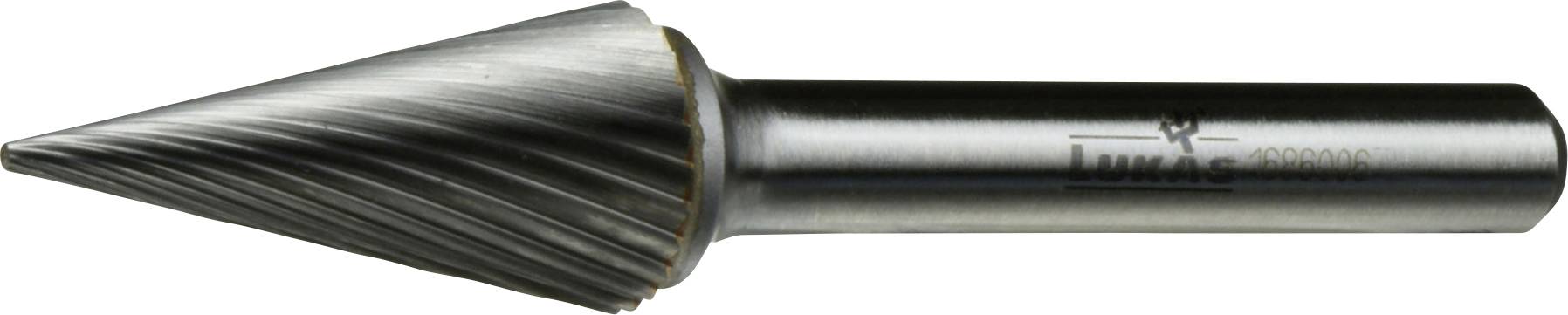 LUKAS-ERZETT A10051225603 Frees Hardmetaal Spitse kegel Lengte 40 mm Afmeting, Ø 12 mm Werklengte 25 mm Schachtdiameter 6 mm