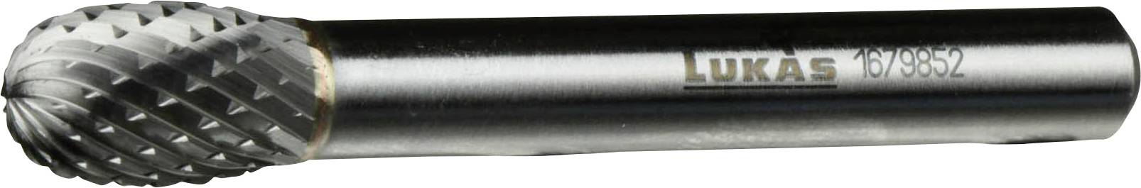 LUKAS-ERZETT A10060813604 Frees Hardmetaal Druppel Afmeting, Ø 8 mm Werklengte 40 mm Schachtdiameter 6 mm