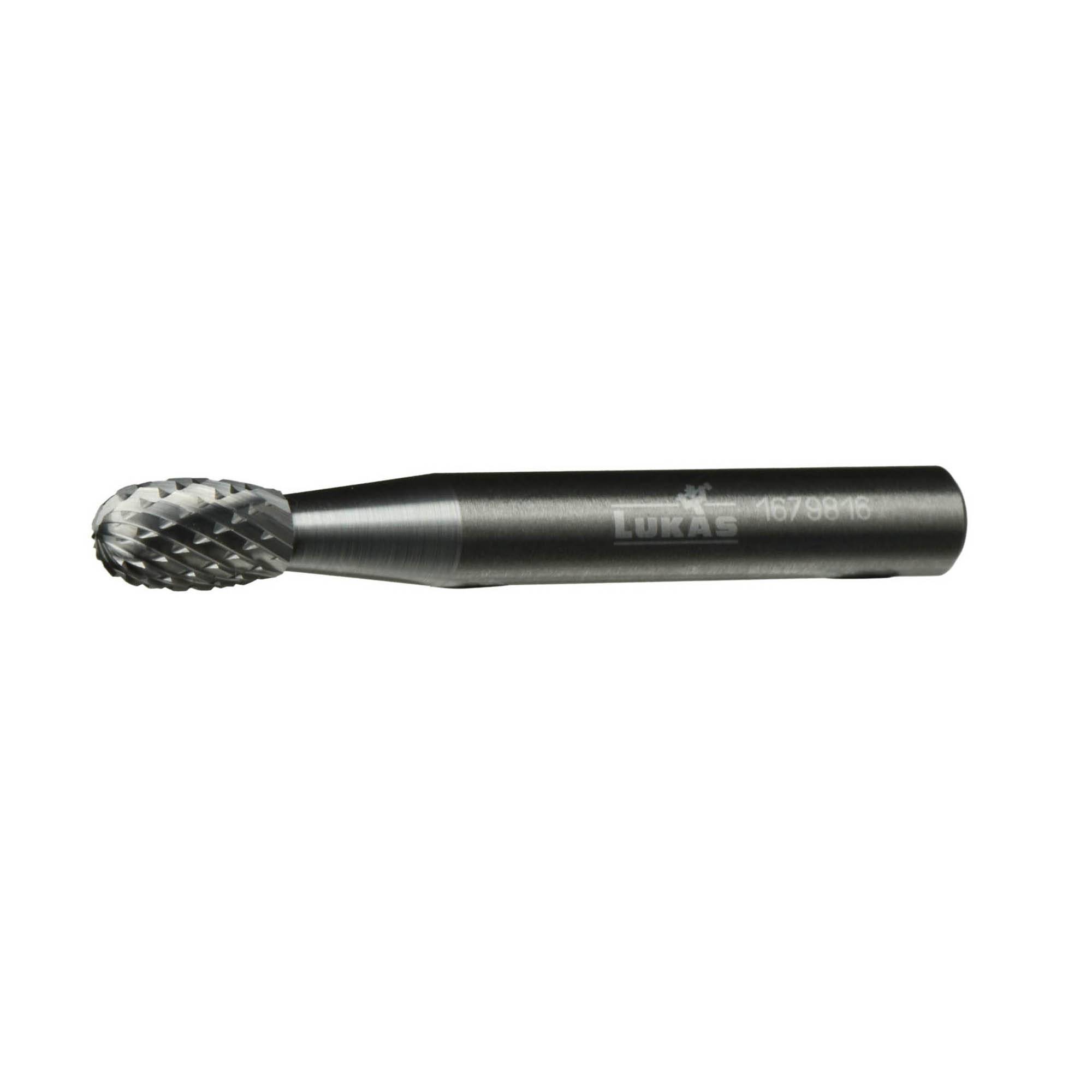 LUKAS-ERZETT A10061220604 Frees Hardmetaal Druppel Lengte 40 mm Afmeting, Ø 12 mm Werklengte 20 mm Schachtdiameter 6 mm