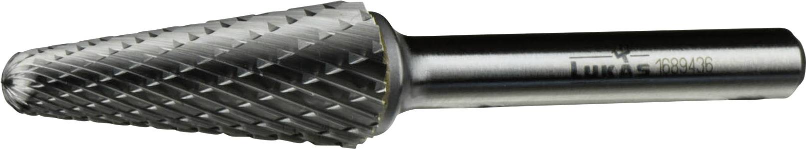LUKAS-ERZETT A10071230608 Frees Hardmetaal Ronde kegel Lengte 40 mm Afmeting, Ø 12 mm Schachtdiameter 6 mm