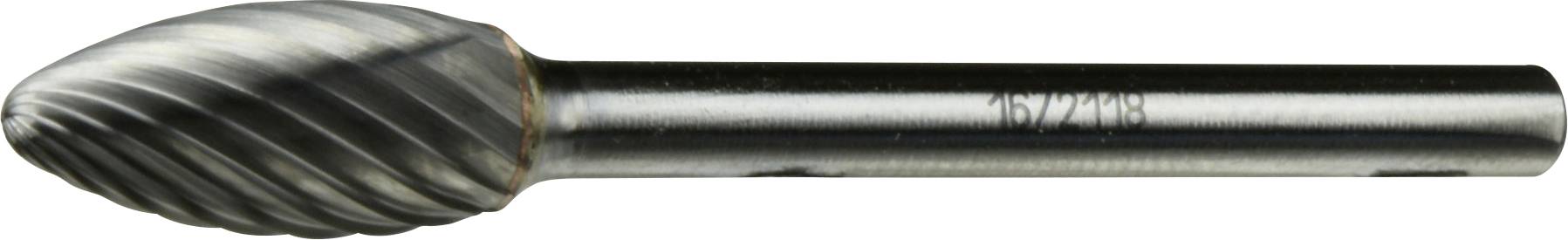 LUKAS-ERZETT A10090613303 Frees Hardmetaal Vlam Lengte 30 mm Afmeting, Ø 6 mm Werklengte 13 mm Schachtdiameter 3 mm