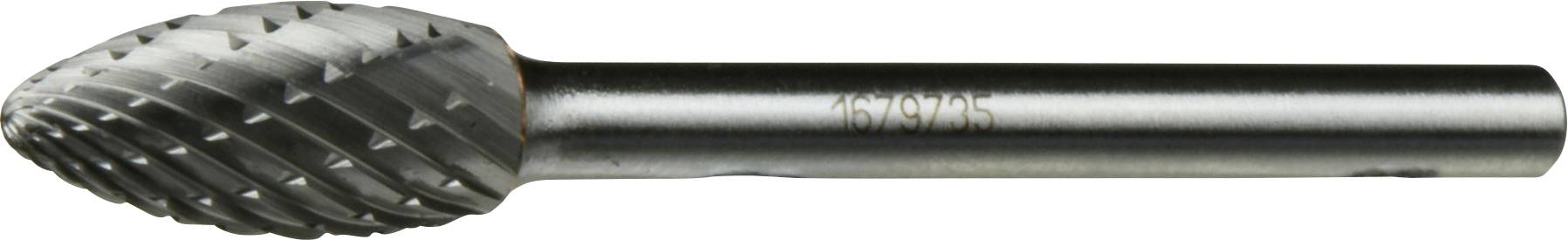 LUKAS-ERZETT A10090613308 Frees Hardmetaal Vlam Lengte 30 mm Afmeting, Ø 6 mm Werklengte 13 mm Schachtdiameter 3 mm