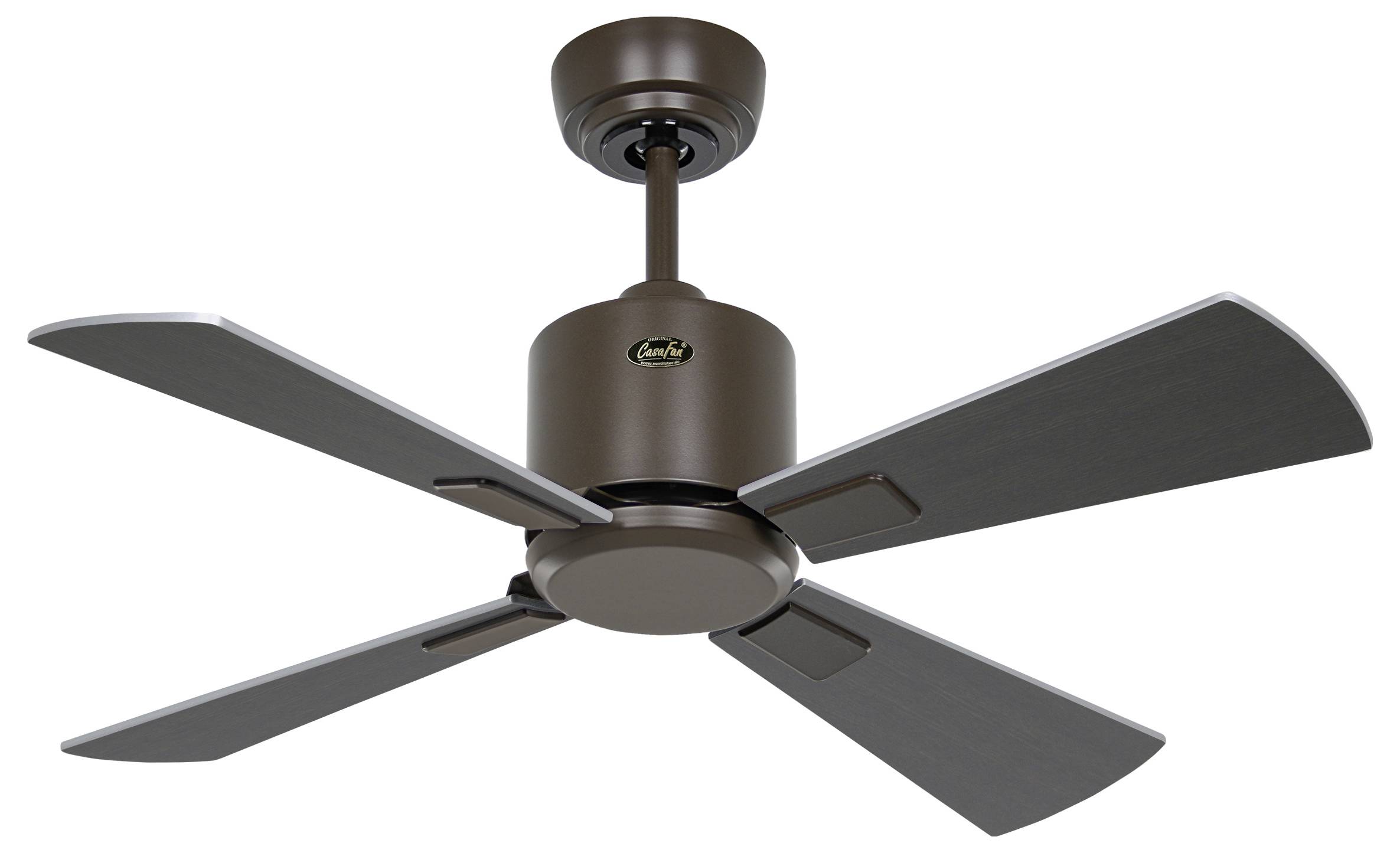 CasaFan ECO NEO III 92 BZ-WN/SI WiFi Flügel Wenge/silber stropni ventilator 12 W (Ø x V) 92 cm x 360 mm brončana boja sa-2