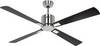 CasaFan ECO NEO III 132 BN-NB/KI WiFi Flügel Nussbaum/Kirsche stropni ventilator 27 W (Ø x V) 132 cm x 360 mm krom (brušeni) boja sa daljinskim upravljačem, odbrojavanje, zimski pogon, kontrolirano aplikacijom