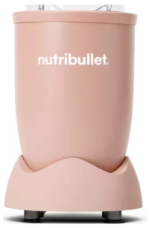 Rozi NutriBullet kompaktni blender modernog dizajna, s zaobljenom bazom.