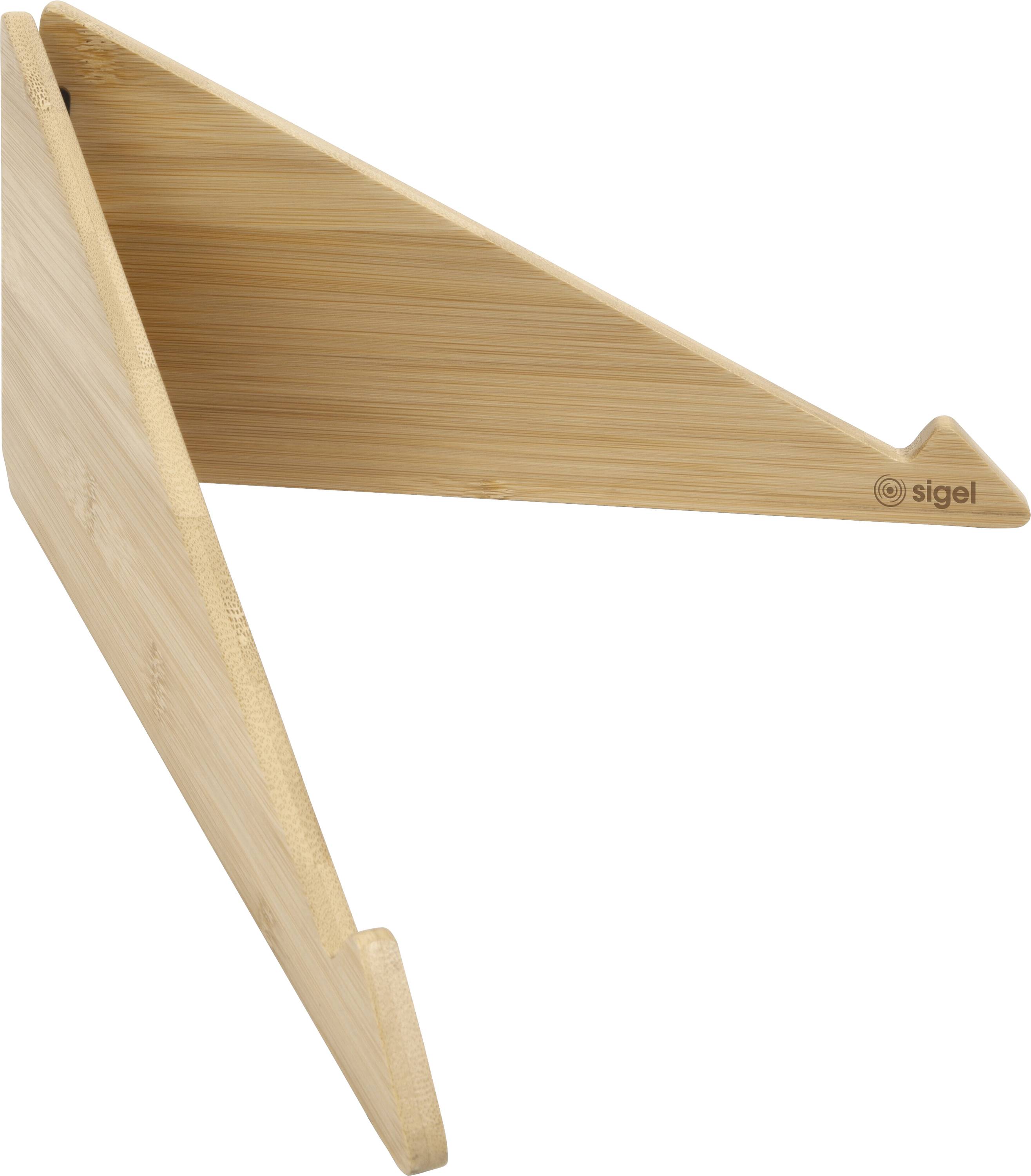 Sigel SA207 Laptophouder Eyestyle (b x h x d) 30 x 14.50 x 1.80 cm Bamboe Beige