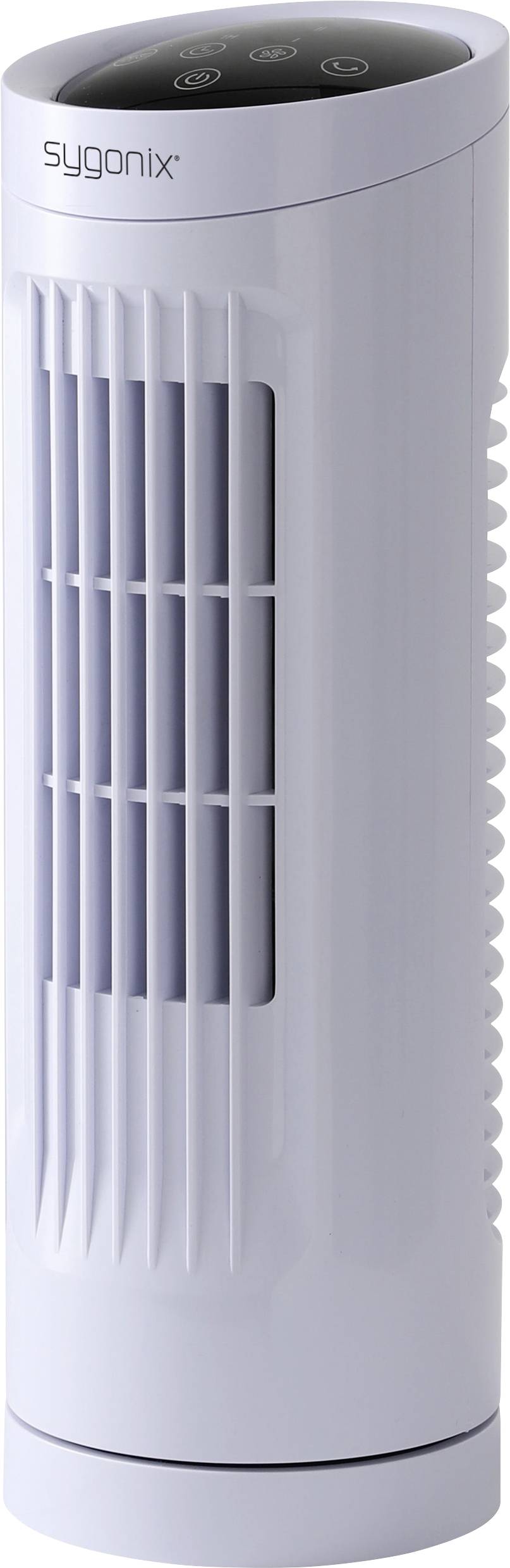 Conrad Sygonix SY-6904476 Torenventilator 20 W (Ø x h) 111 mm x 328 mm Wit Timer, Oscillerend, LED-indicatie aanbieding