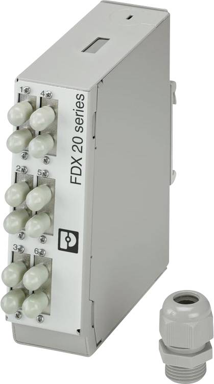 Phoenix Contact FOC-FDX20-PP-STD6-OM1-PT9 Glasvezel-splitterbox