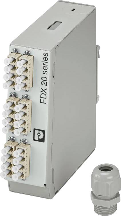 Phoenix Contact FOC-FDX20-PP-LCQ6-OM4-PT9 Glasvezel-splitterbox Glasvezel
