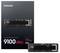 Slika prikazuje Samsung 9100 PRO 8TB PCIe 5.0 x4 NVMe M.2 SSD s brzinom čitanja do 14.800 MB/s. Prikazani su i ambalaža i SSD.