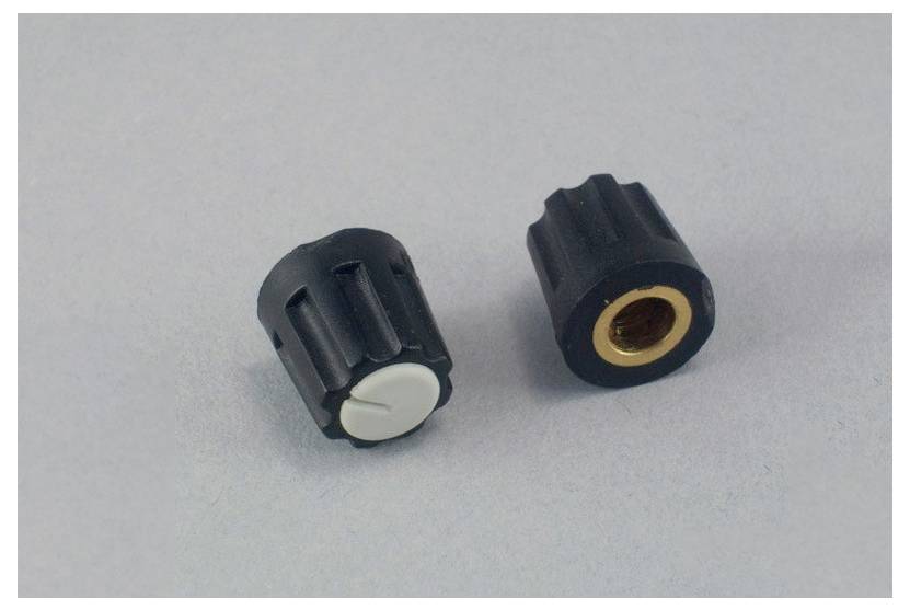 Supertronic PA110N-S Instelknop Zwart 1 stuk(s)