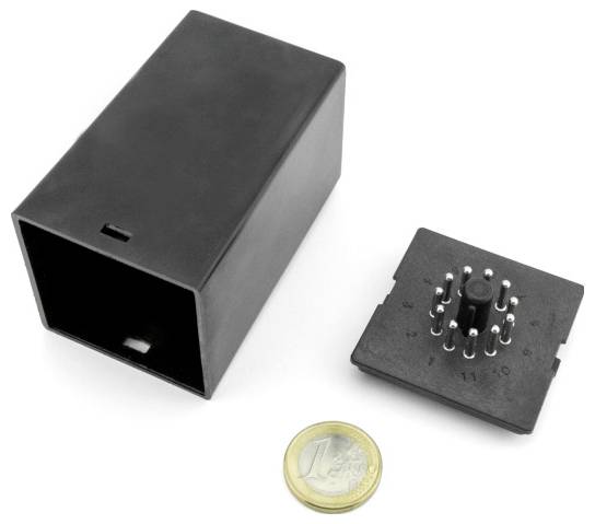 Supertronic PP050UN-S Stekkerbehuizing 78 x 48 x 48 ABS Zwart 1 stuk(s) Piece