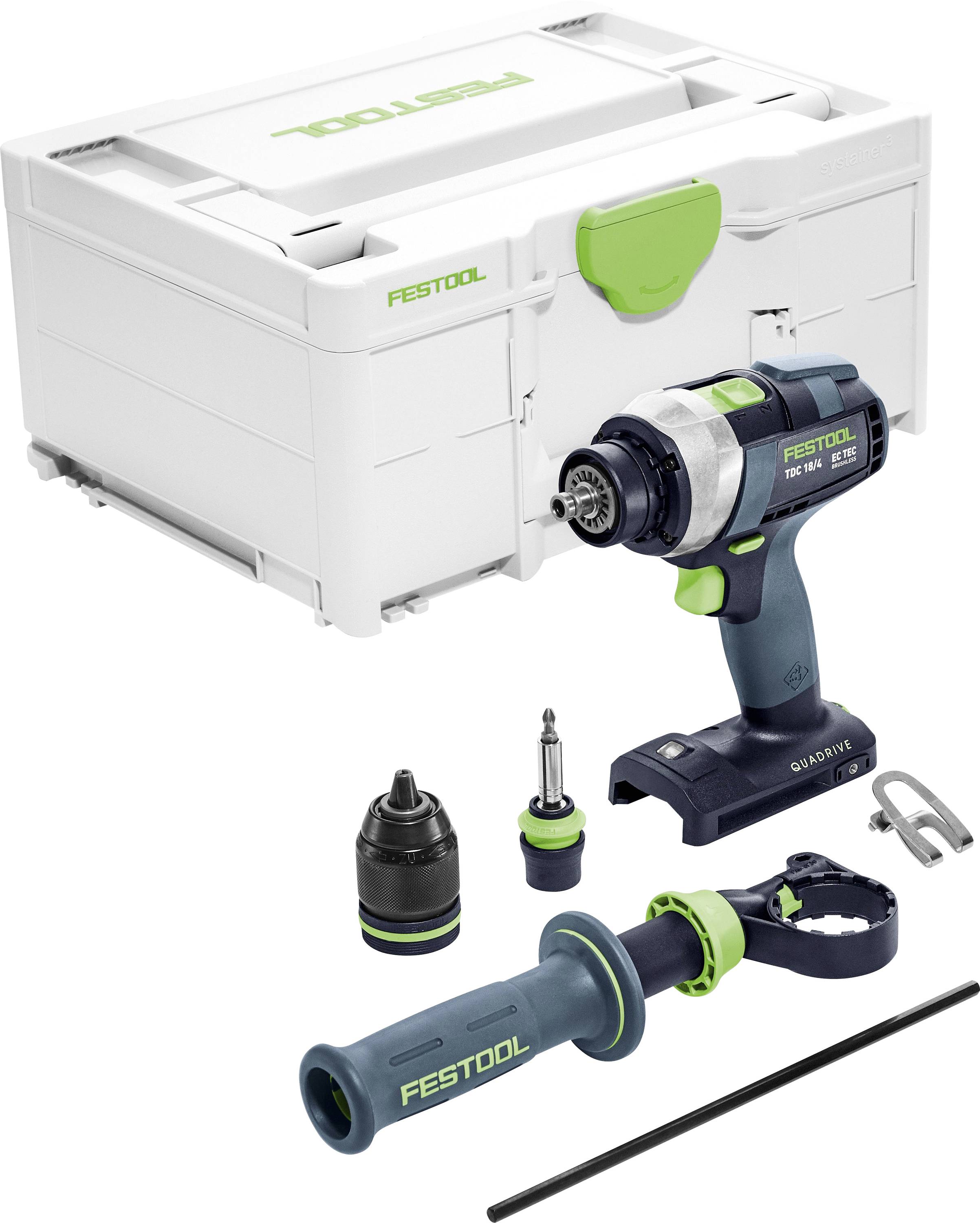 Festool TDC 18/4-Basic 575601 Borrskruvdragare batteri 18 V exkl. batteri/laddare