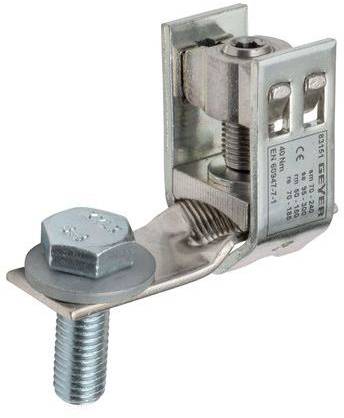 ABN 69993 Directe aansluiting V-klem 240 mm2 se voor al + CU-geleider 35-185 mm2 sm Klem Aluminium, Koper 240 mm² 1 stuk(s) afbeelding