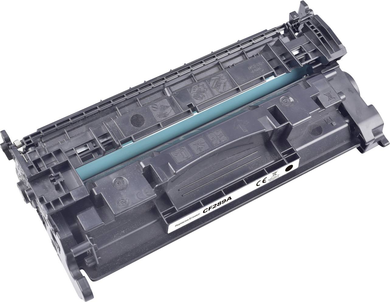 Crni toner kaseta označena 'CF283A' s vidljivom povlačnom trakom, uobičajeno korištena za laserske pisače.