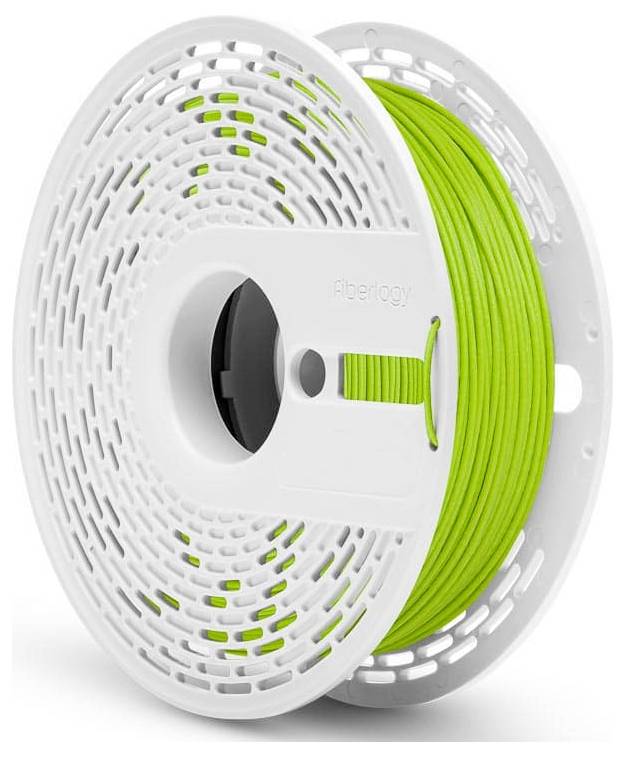 Svitak sjajno zelene 3D pisač filament na bijelom namotaju, s brendiranjem u sredini.