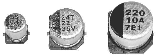 KJ Electronics Elektrolytische condensator SMD 47 &micro;F 35 V/DC 20 % 1 stuk(s) Tape