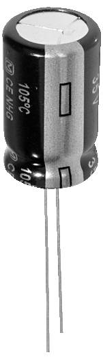 Panasonic Elektrolytische condensator Radiaal bedraad 2.5 mm 10 &micro;F 50 V 20 % (&Oslash; x h) 5 mm x 11.0 mm 1 stuk(s) Tape