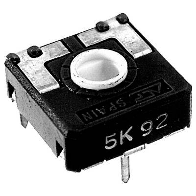 Crna i srebrna elektronička komponenta s oznakom "5K 92", koja ima kružni bijeli centar i metalne konektore.