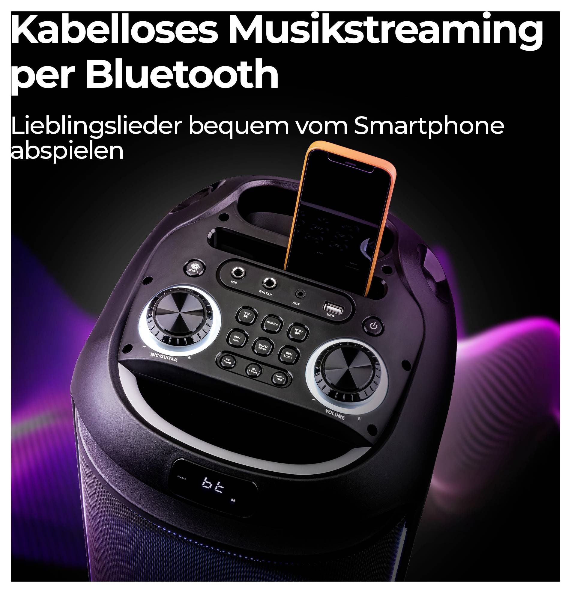 Bežično glazbeno streaming putem Bluetootha - omiljene pjesme jednostavno reproducirane sa smartphones.