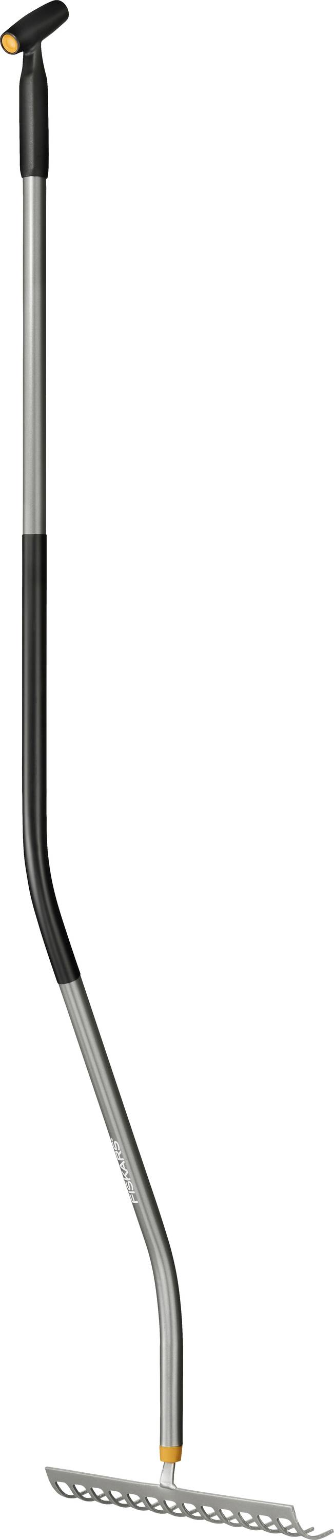 Rateau De Jardin 14 Dents Ergonomic A Manche Courbe Fiskars 1077112 - vue 2